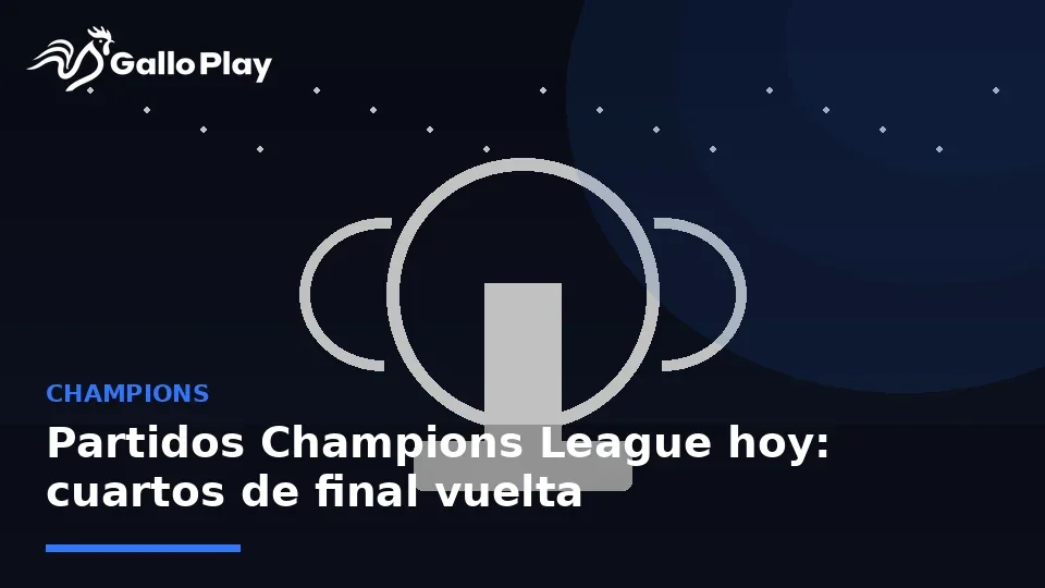 Octavos de final ida Champions League 2026