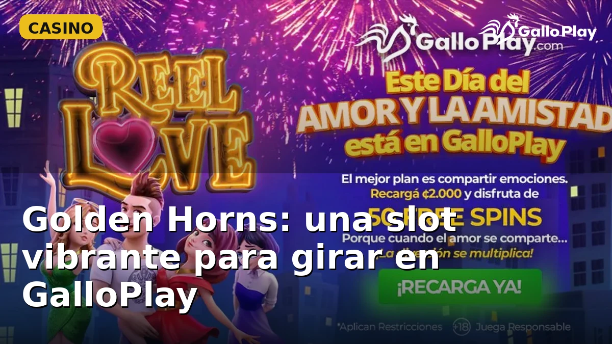 Golden Horns: una slot vibrante para girar en GalloPlay